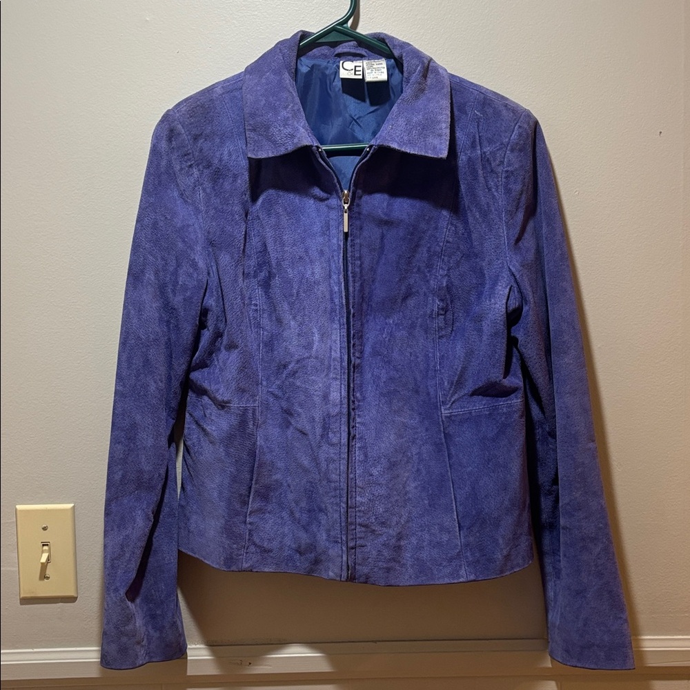 Royal Blue Suede Jacket